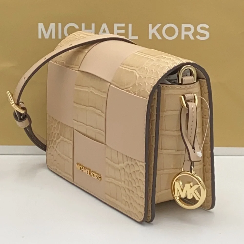 MICHAEL KORS MERCER SMALL CLUTCH XBODY BUFF